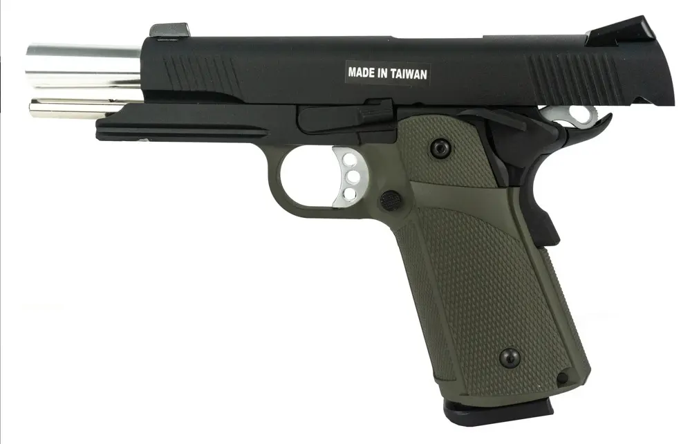 Страйкбольный пистолет KJW KP-05 Hi-Capa 6 (GAS) — ODG, GBB, 6 мм