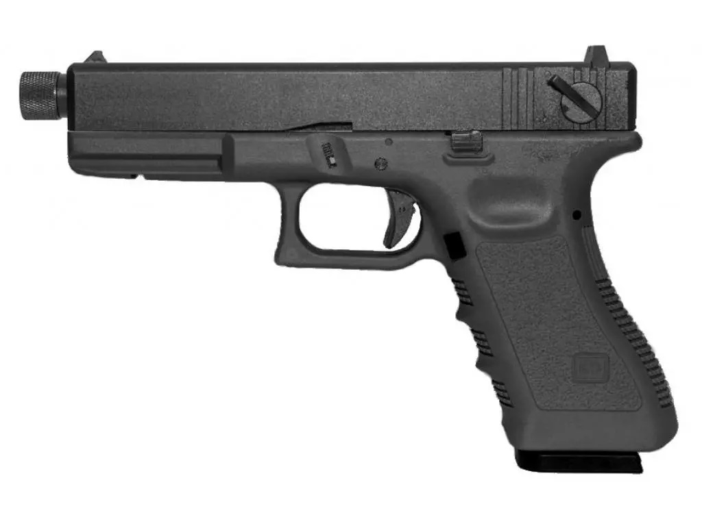Страйкбольный пистолет KJW KP 18 G18 GBB (CO2, Glock 18, удлиненный ствол)