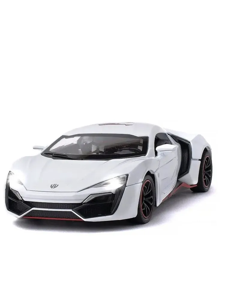 Металлическая машинка модель Люкан Lykan Hypersport 1:24