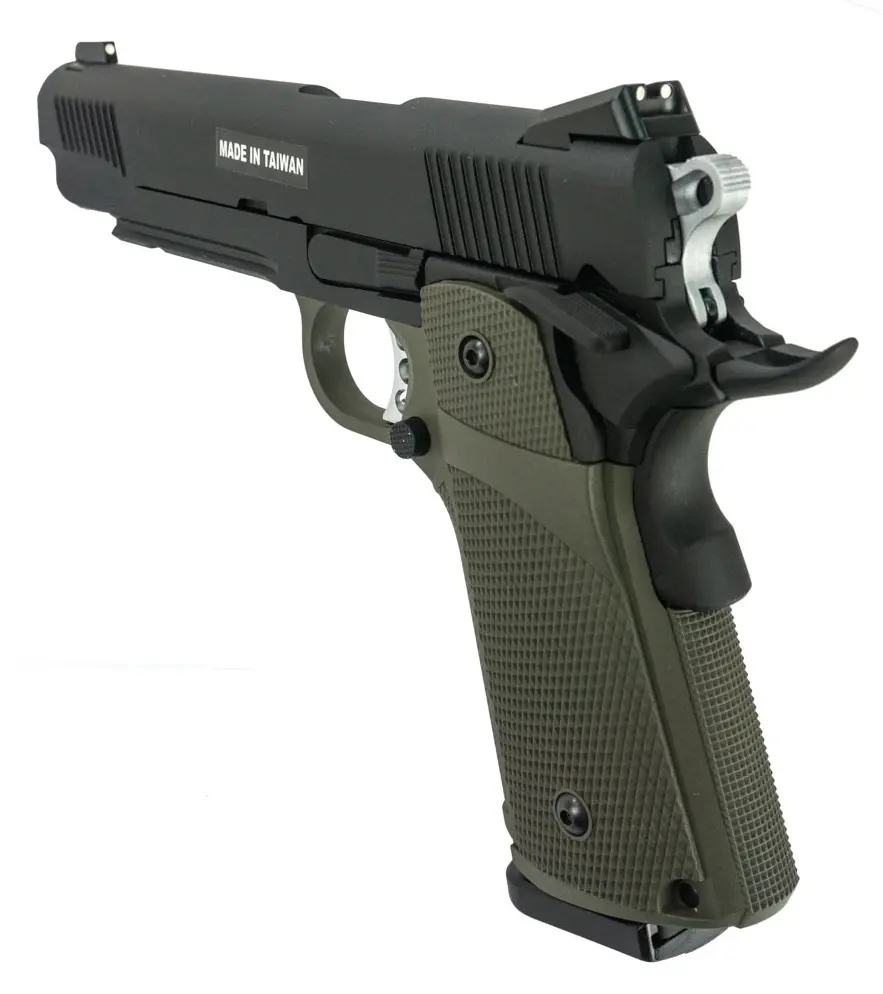 Страйкбольный пистолет KJW KP-05 Hi-Capa 6 (GAS) — ODG, GBB, 6 мм