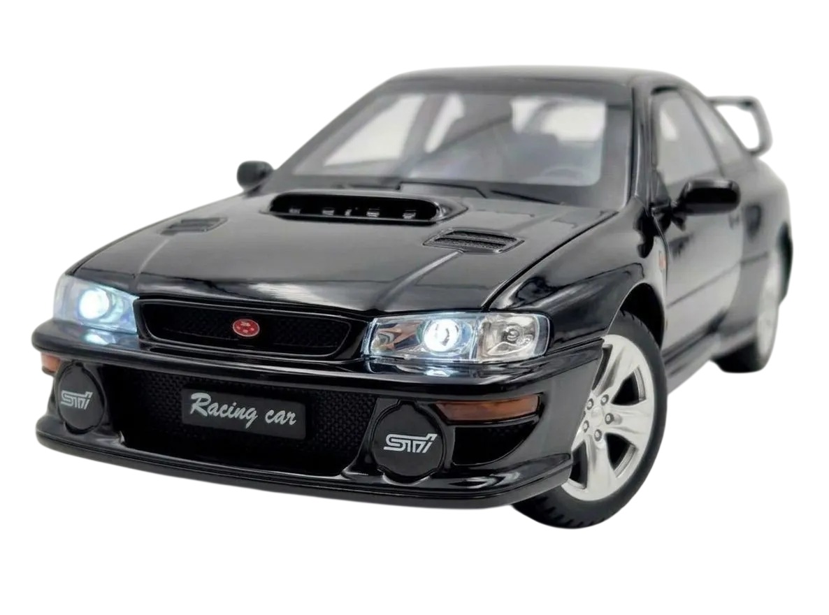 Машинка металлическая Subaru Impreza WRX STI 1:24 Black