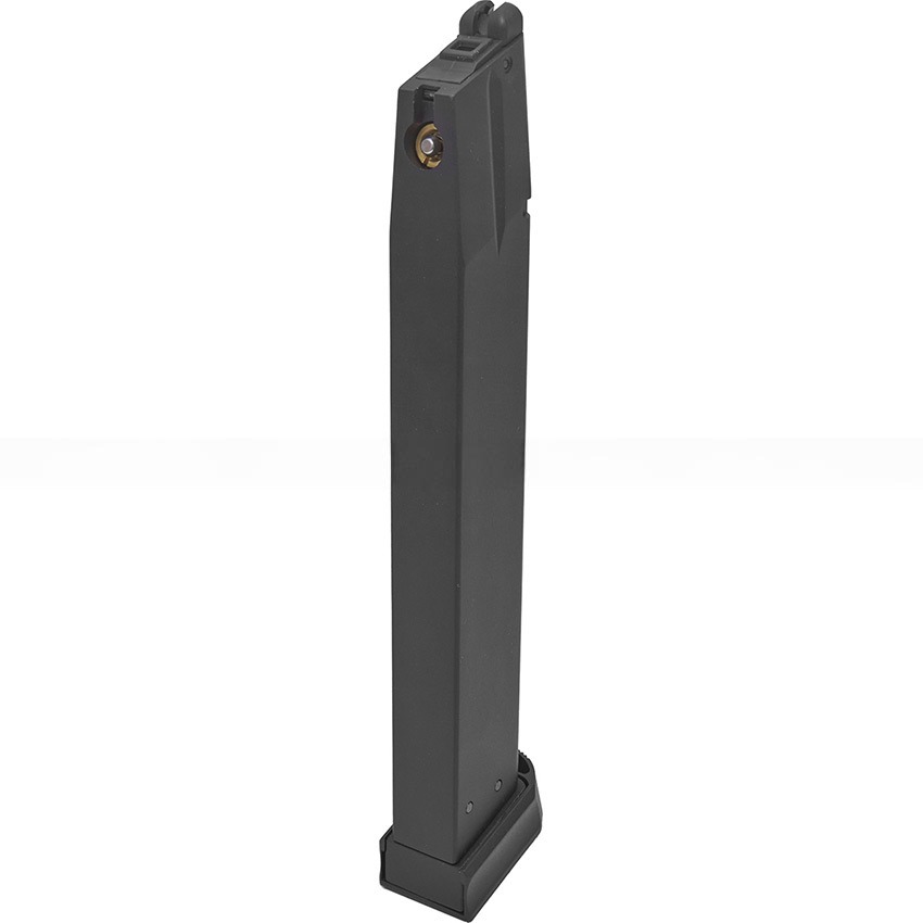 Магазин увеличенный для пистолета KJW KP-09 (CZ75), GAS GBB, металлический, 48 шаров