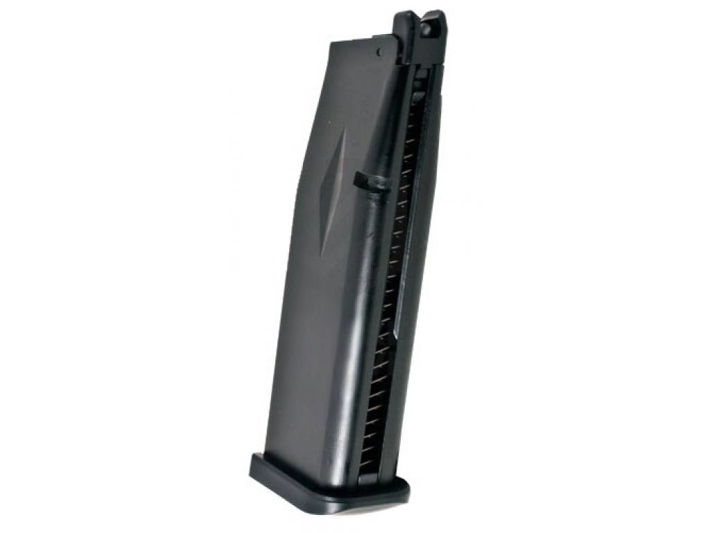 Магазин KP-06M 1911 Hi-Capa GBB GAS (KJW), металлический, 28 шаров, совместим с WE