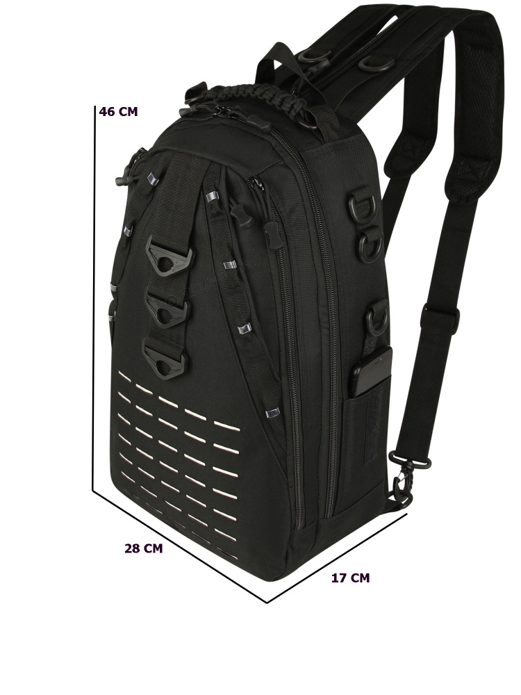 Рюкзак штурмовой повседневный 20L Black