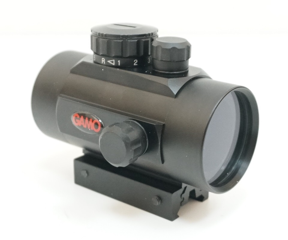 Коллиматорный прицел Gamo 1x40 RD на Weaver