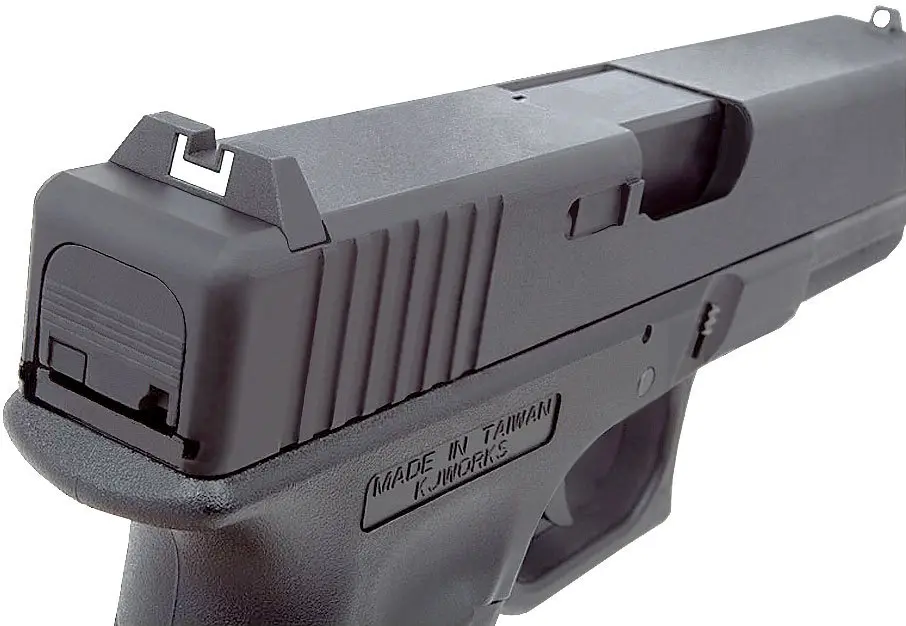 Страйкбольный пистолет KJW KP-18 CO₂ — Glock 18, чёрный, GBB, 6 мм