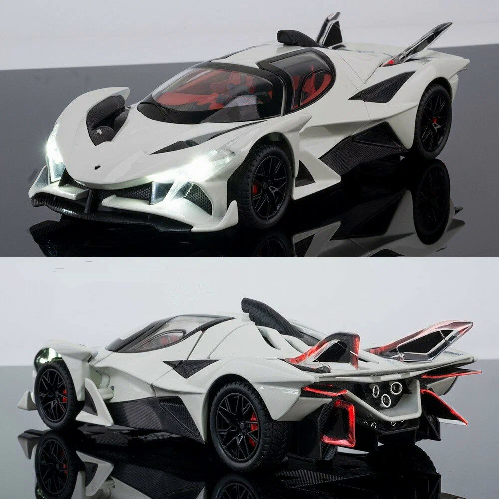 Машинка металлическая Apollo Evo 1:18 белая
