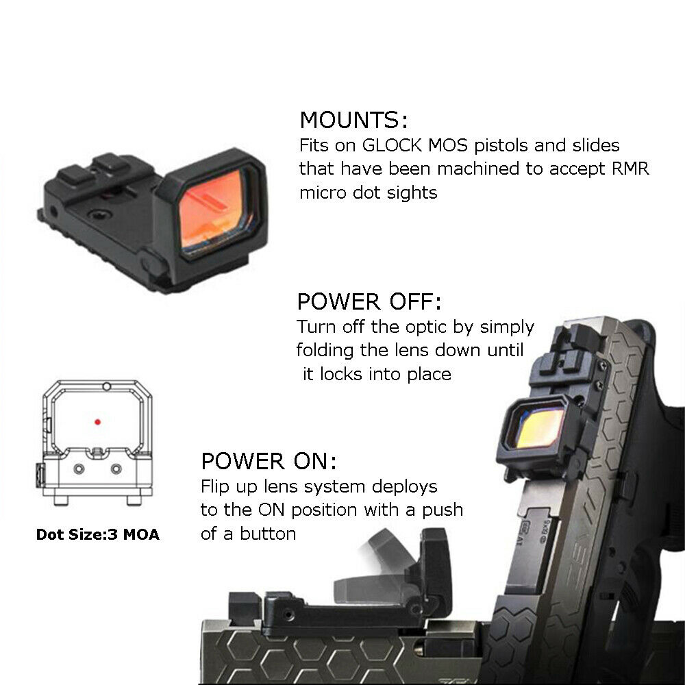 Коллиматорный прицел VISM VFDRSBK FlipDot Reflex Sight (DESERT)