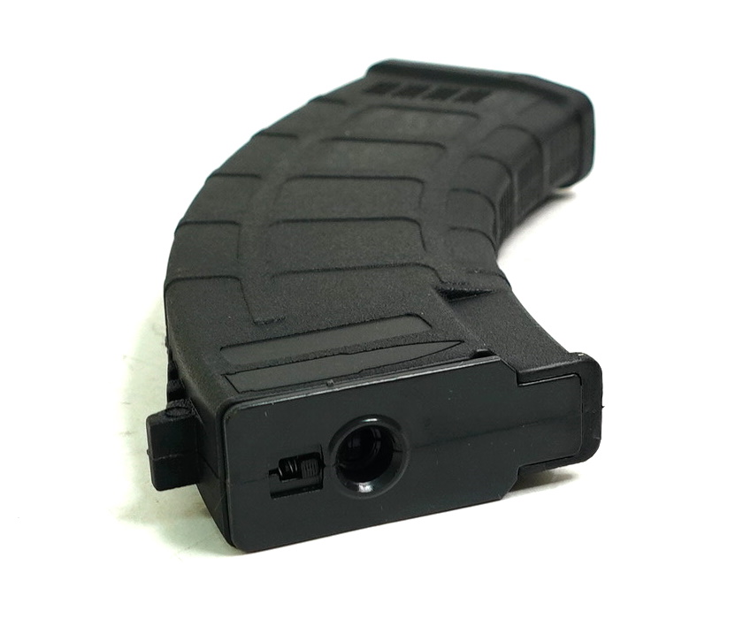 Магазин механический CYMA C190A-BK для АК-серии (Magpul / PMAG стиль), Mid‑Cap, нейлон, 200 шаров, чёрный