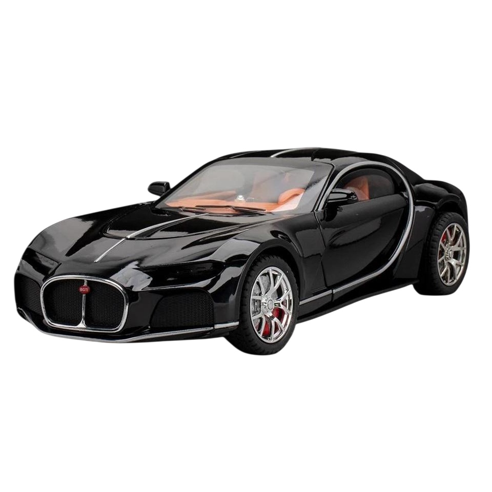 Машинка металлическая Bugatti Atlantic 1:24 Black