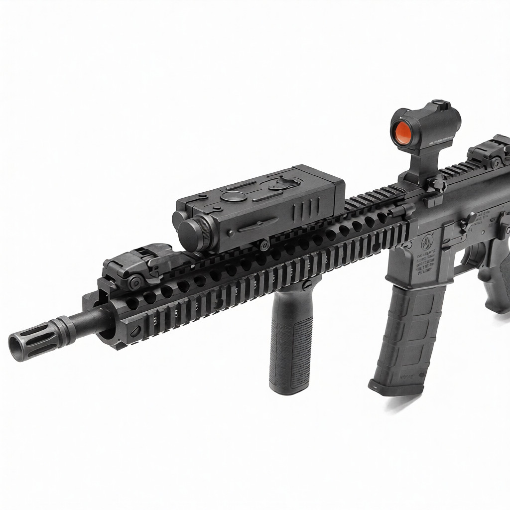 Кейс C69 под аккумулятор для MP5 (тактический блок AN/PEQ-7) — CYMA