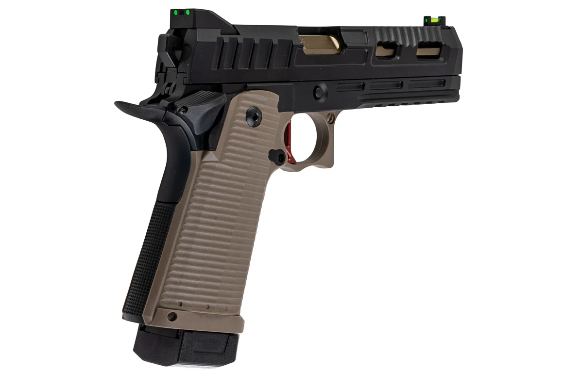 Страйкбольный пистолет KJW Colt M1911 Hi-Capa (KP-19S.GAS) — чёрный, GBB, 6 мм
