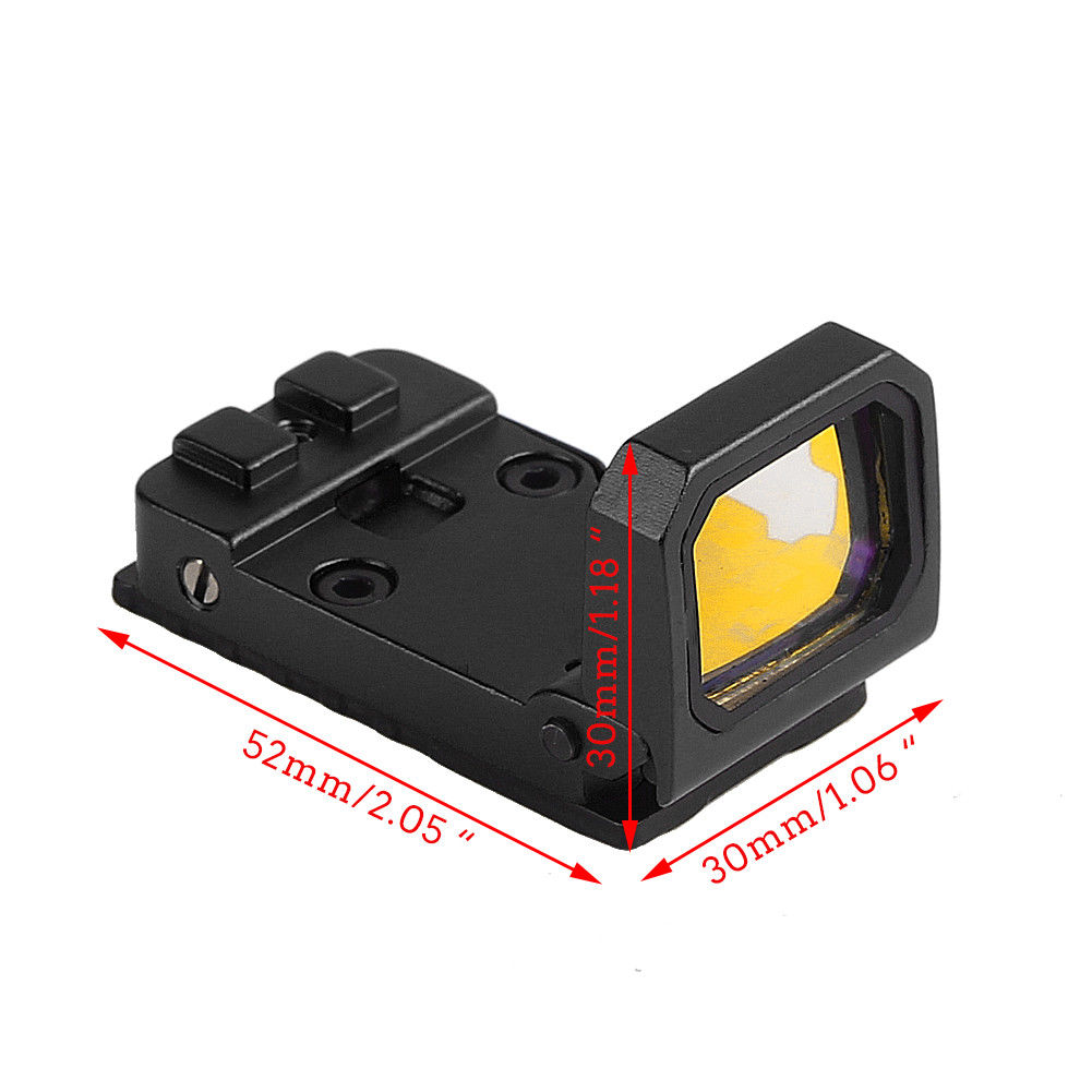 Коллиматорный прицел VISM VFDRSBK FlipDot Reflex Sight (Black)