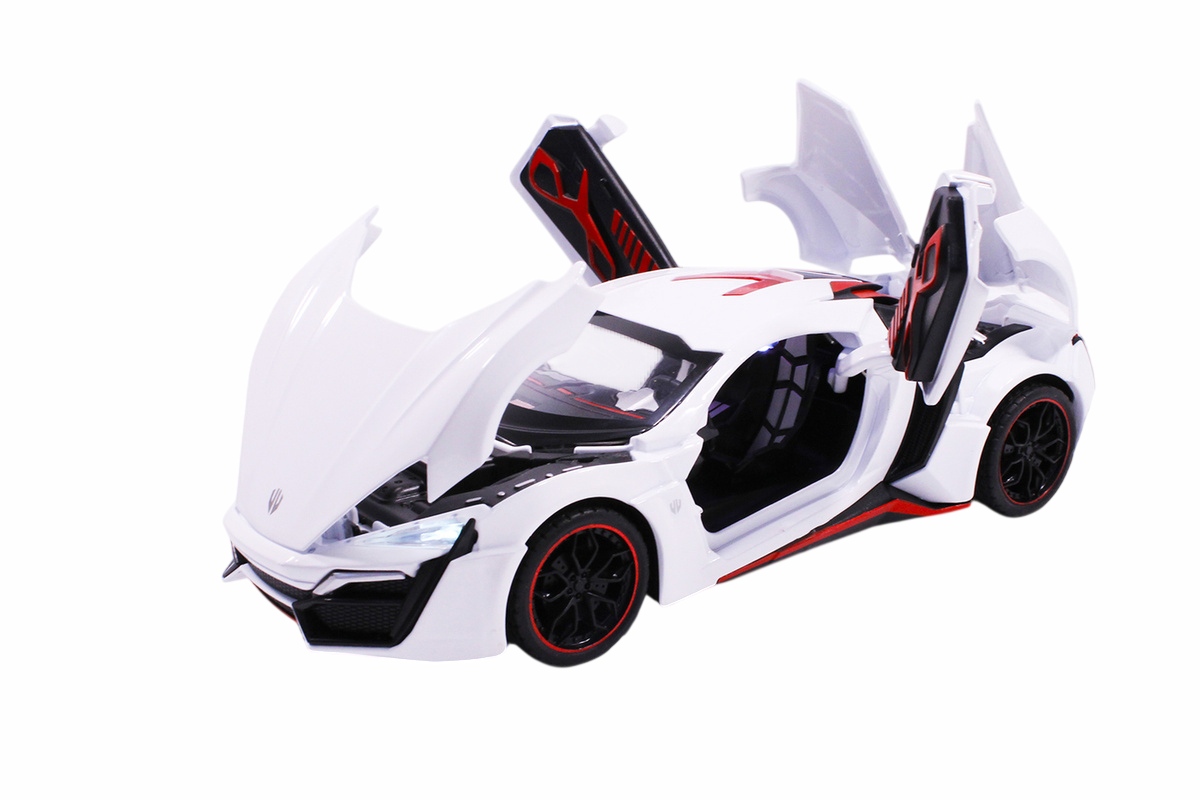 Металлическая машинка модель Люкан Lykan Hypersport 1:24