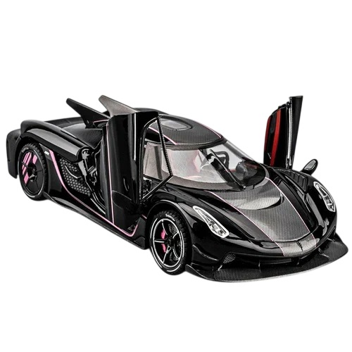 Машинка металлическая Koenigsegg Jesko Absolut 1:24 Black