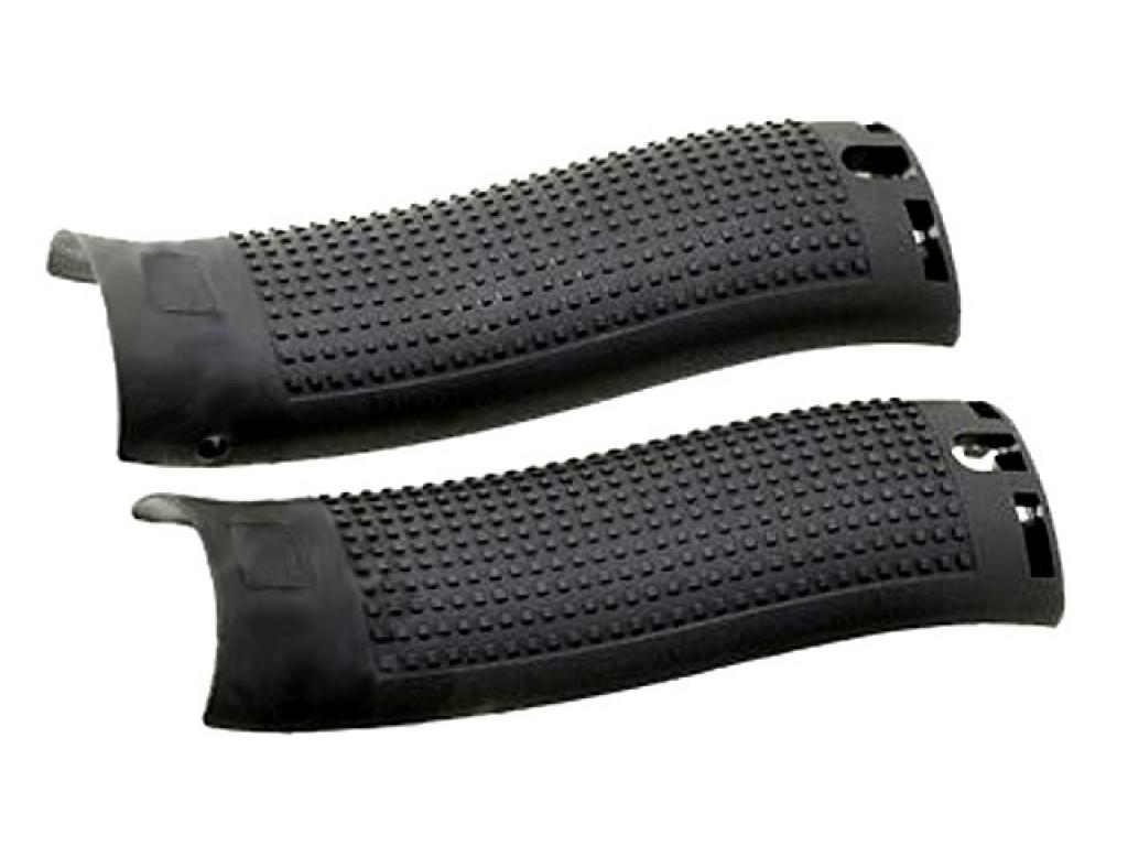 Страйкбольный пистолет WE Glock-17 Gen.4 Silver, сменные накладки (WE-G001B-SV)