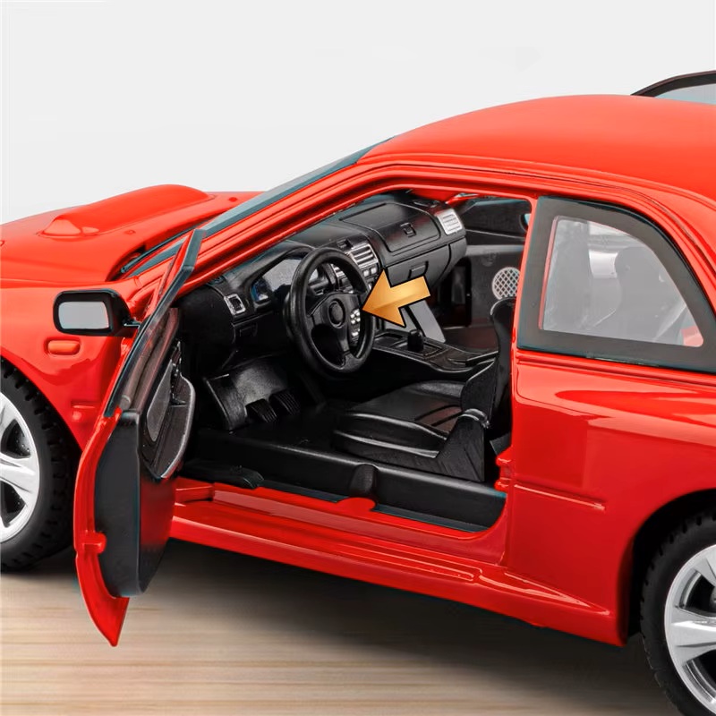 Машинка металлическая Subaru Impreza WRX STI 1:24 RED