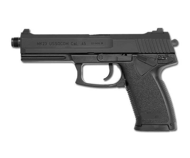 Страйкбольный пистолет Tokyo Marui SOCOM Mk.23 GNB (модератор, фонарь)