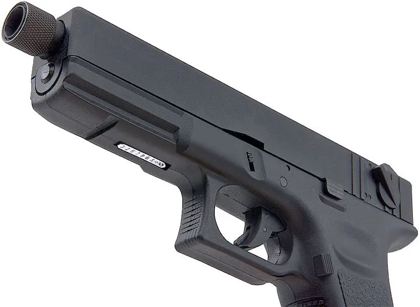 Страйкбольный пистолет KJW KP-18 CO₂ — Glock 18, чёрный, GBB, 6 мм