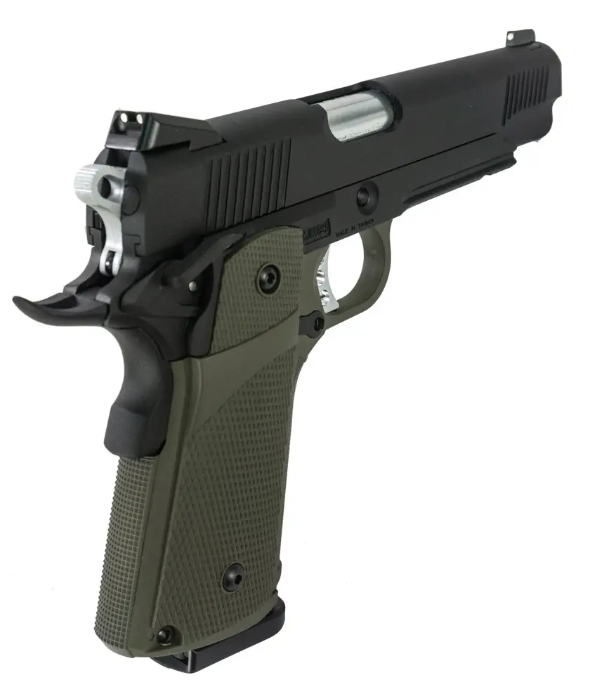 Страйкбольный пистолет KJW KP-05 Hi-Capa 6 (GAS) — ODG, GBB, 6 мм
