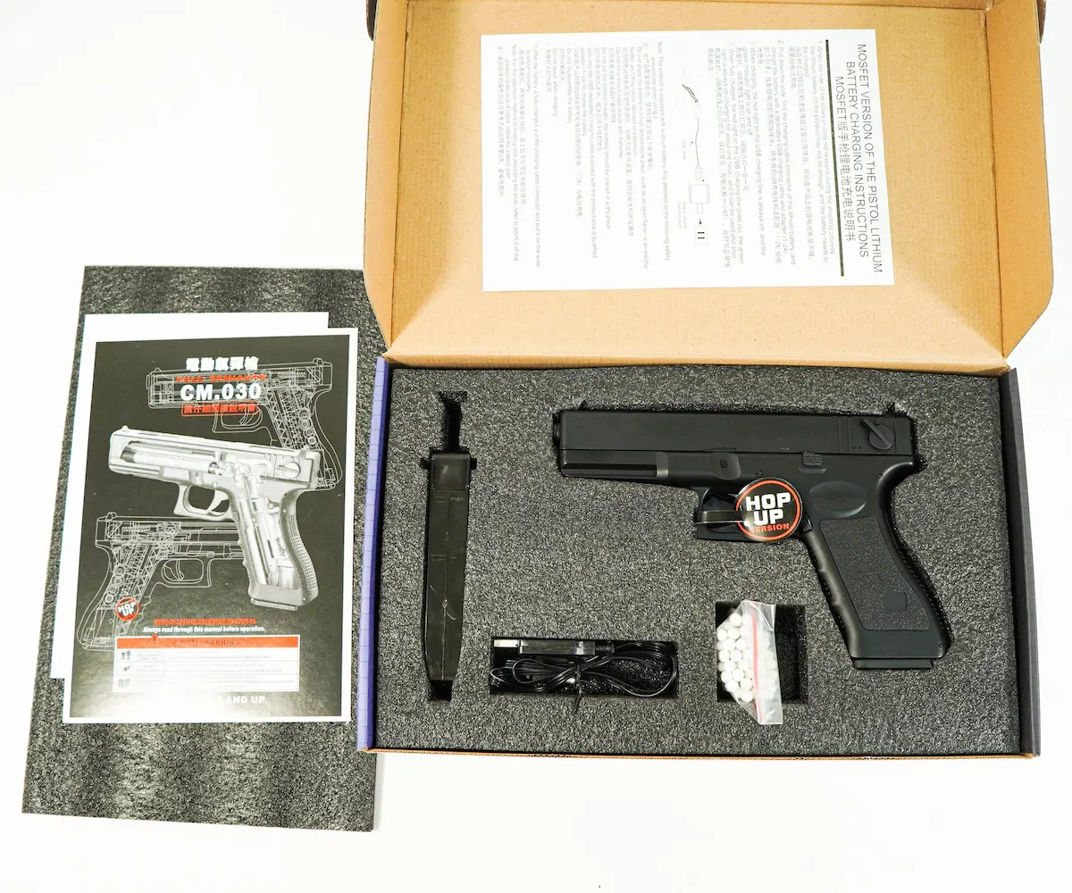 Страйкбольный пистолет Cyma Glock 18 Mosfet Edition + USB (CM.030S)