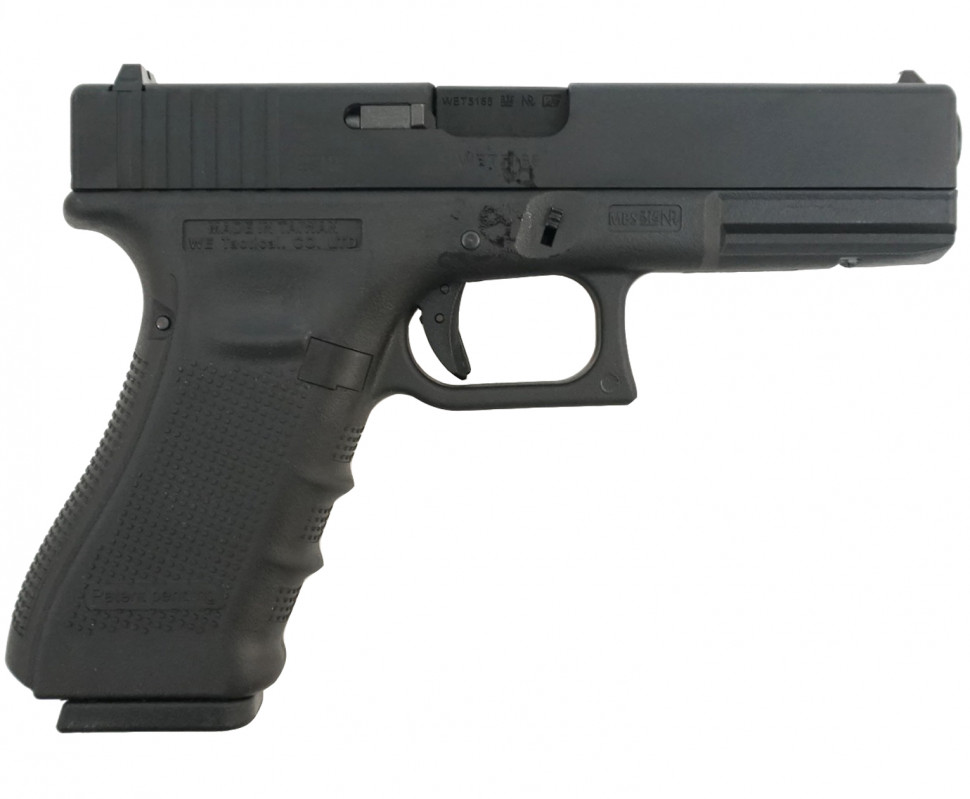 Страйкбольный пистолет WE Glock-18 Gen.4, сменные накладки (WE-G002B-BK)