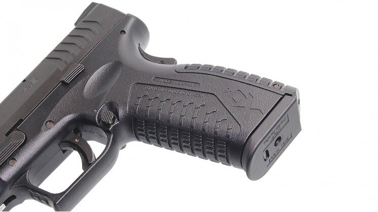 Страйкбольный пистолет GBB Tokyo Marui Springfield XDM-40 (4952839142528) Blowback, чёрный, пластик