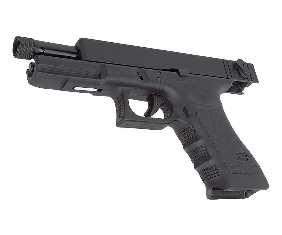 Страйкбольный пистолет KJW KP-18 CO₂ — Glock 18, чёрный, GBB, 6 мм