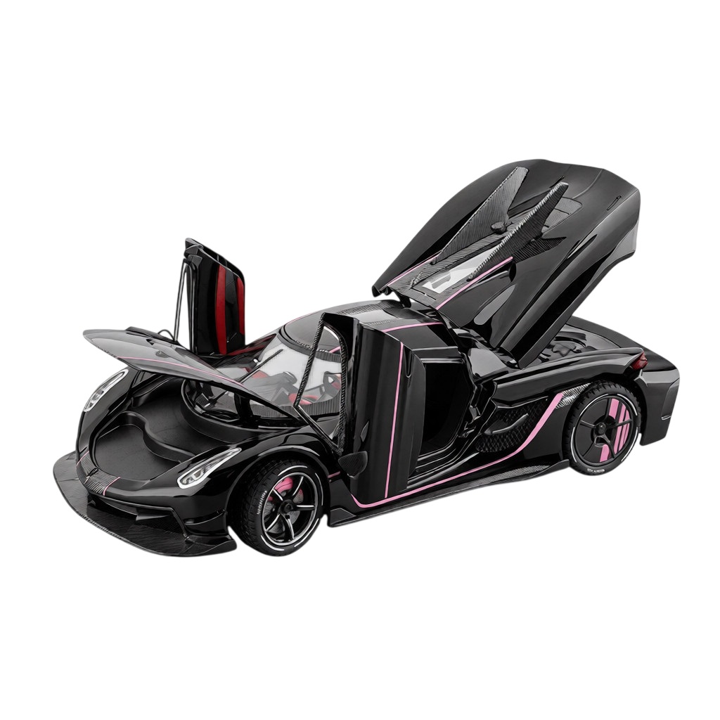 Машинка металлическая Koenigsegg Jesko Absolut 1:24 Black