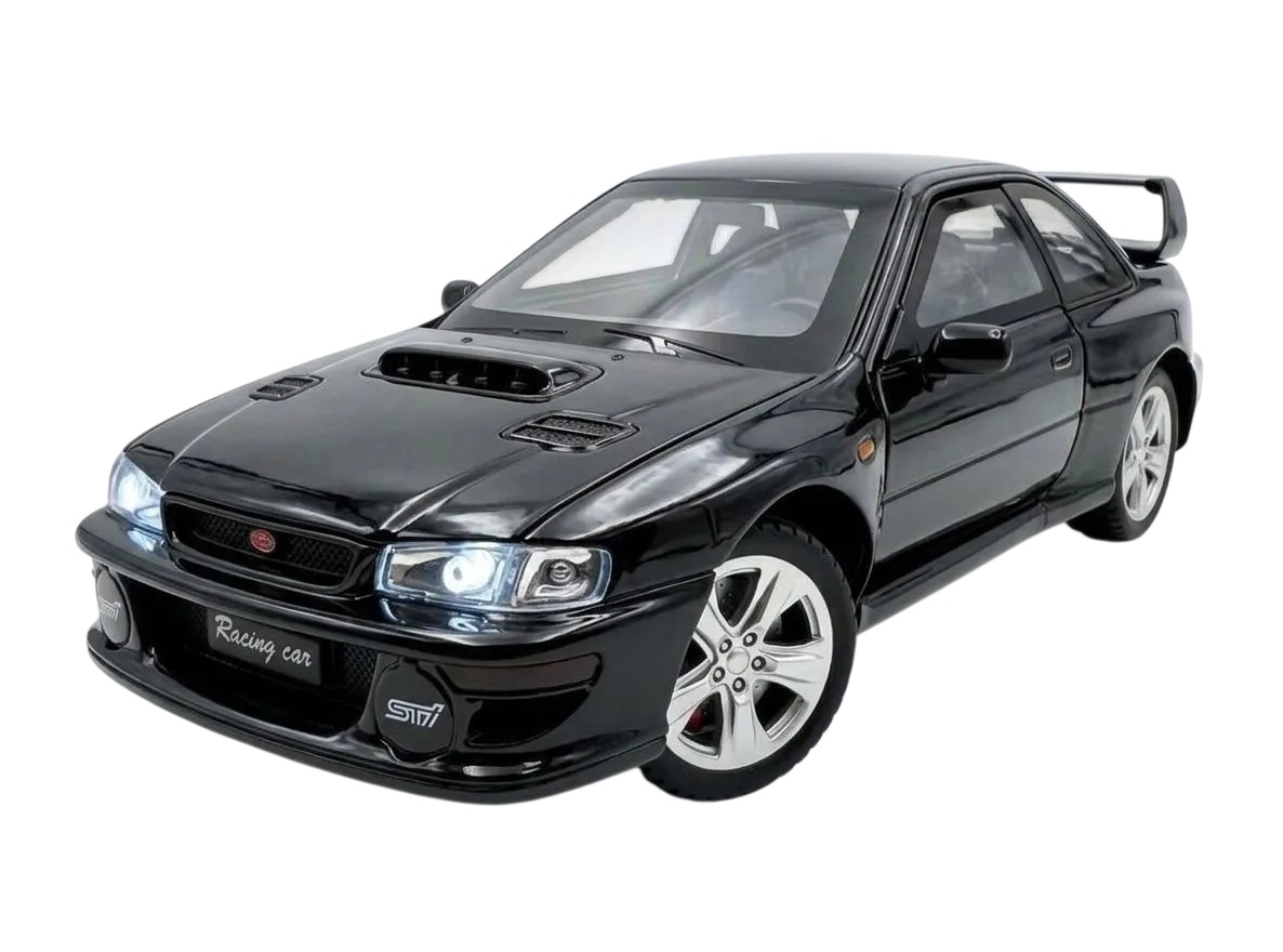 Машинка металлическая Subaru Impreza WRX STI 1:24 Black
