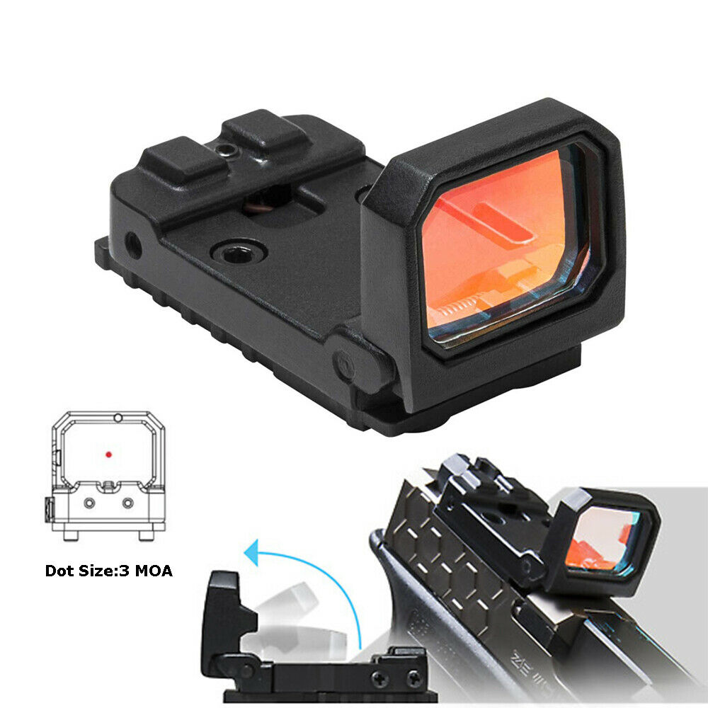 Коллиматорный прицел VISM VFDRSBK FlipDot Reflex Sight (Black)