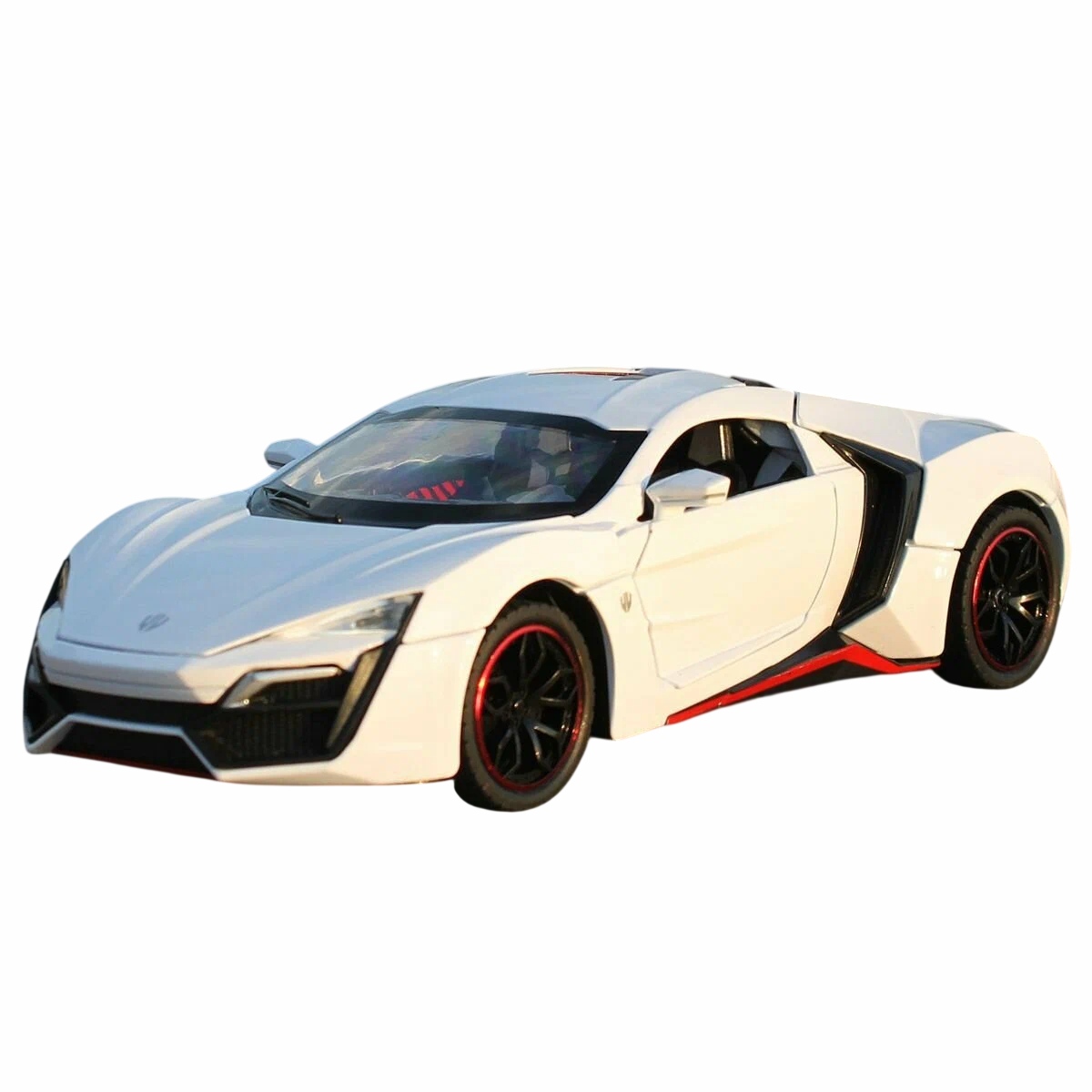 Металлическая машинка модель Люкан Lykan Hypersport 1:24