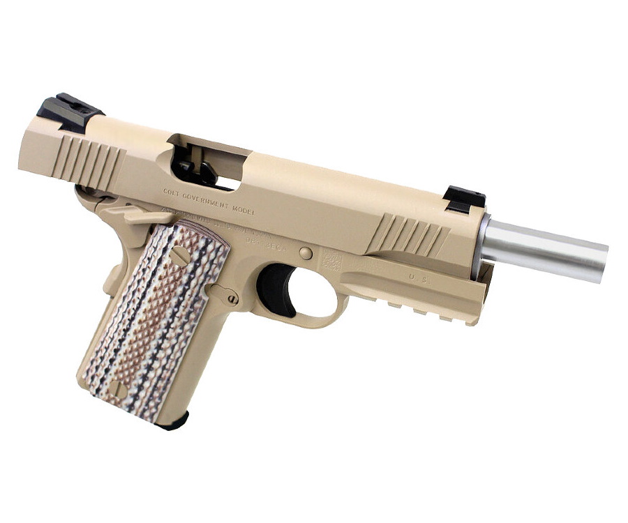 Страйкбольный пистолет Tokyo Marui Colt M45A1 Tan GBB