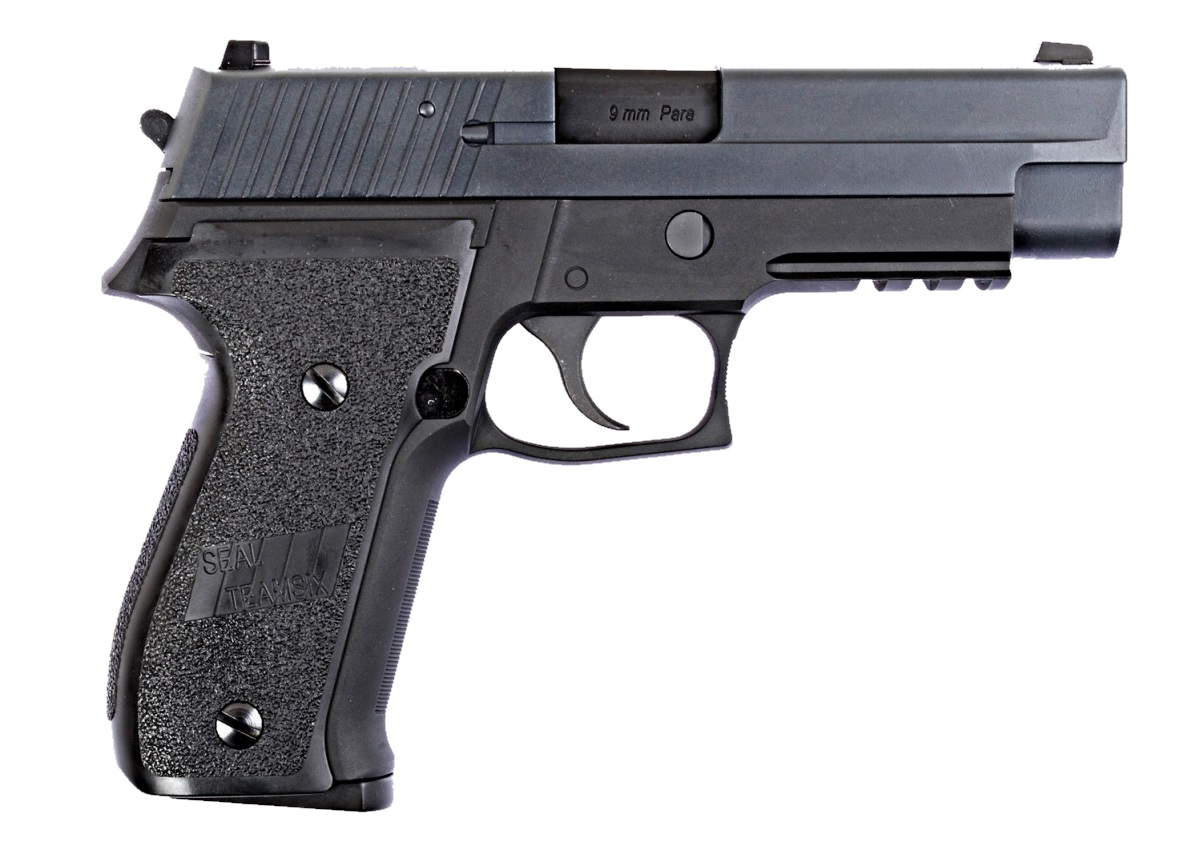 Страйкбольный пистолет WE SigSauer P226 Rail (WE-F001A)