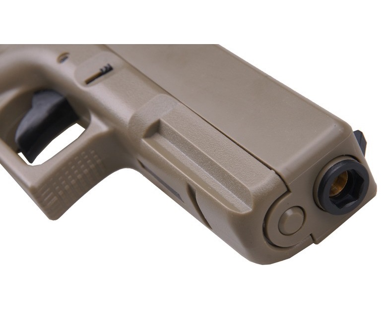 Страйкбольный пистолет Cyma Glock 18C AEP Tan (CM.030TN)