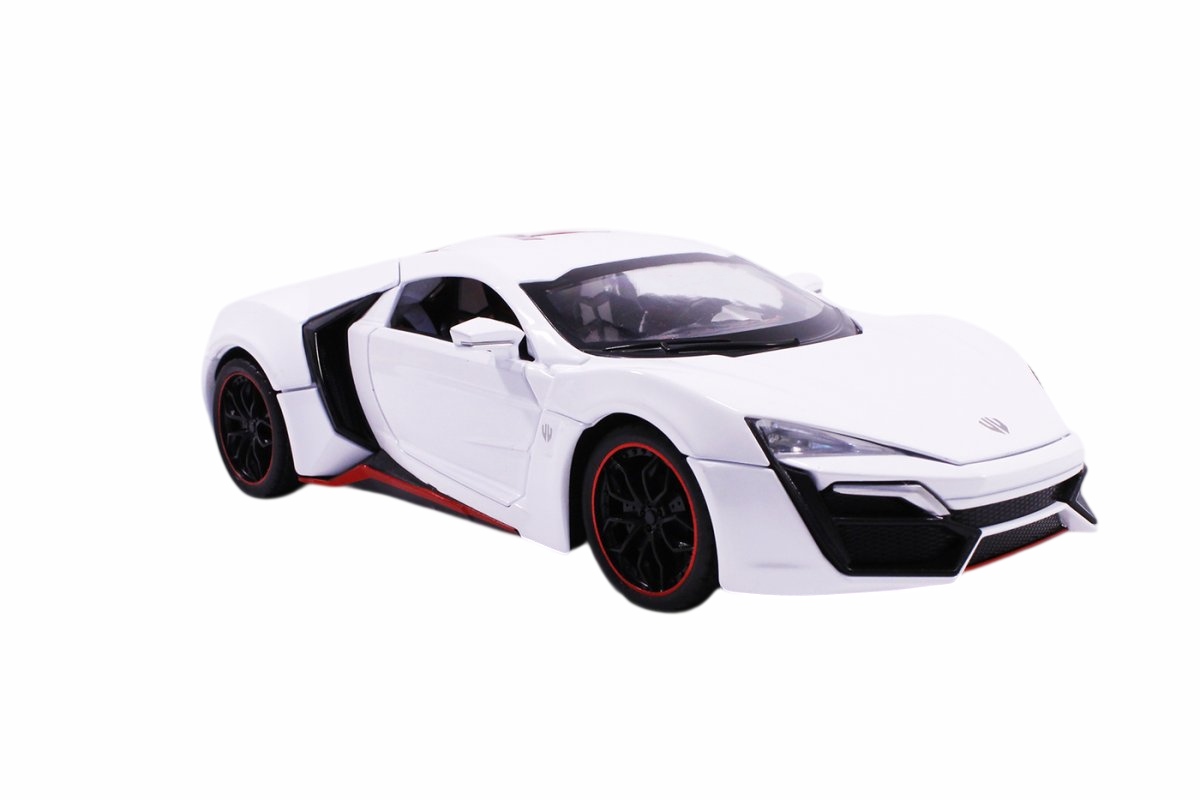 Металлическая машинка модель Люкан Lykan Hypersport 1:24