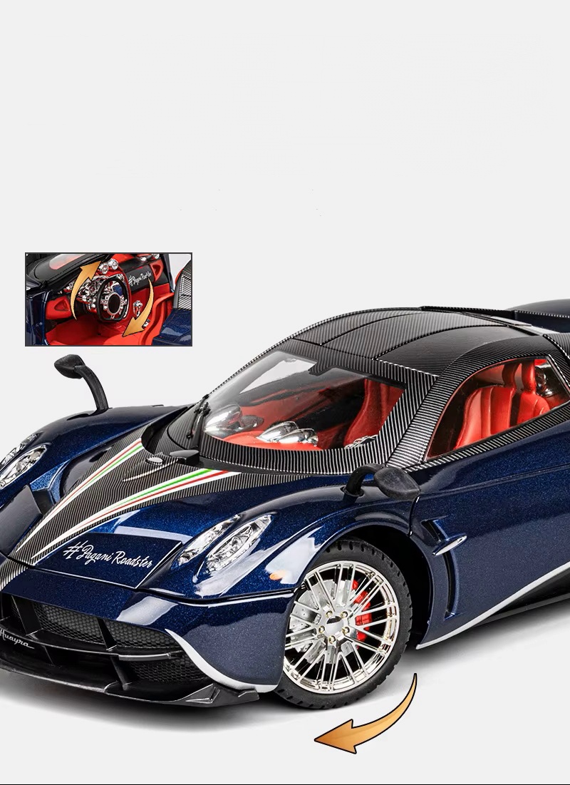 Металлическая машинка Pagani Hyaura / Пагани Уайра 1:18 Purple