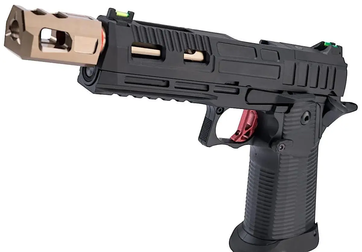 Страйкбольный пистолет KJW Hi-Capa KP-19 CO₂ (Black) — темп и контроль