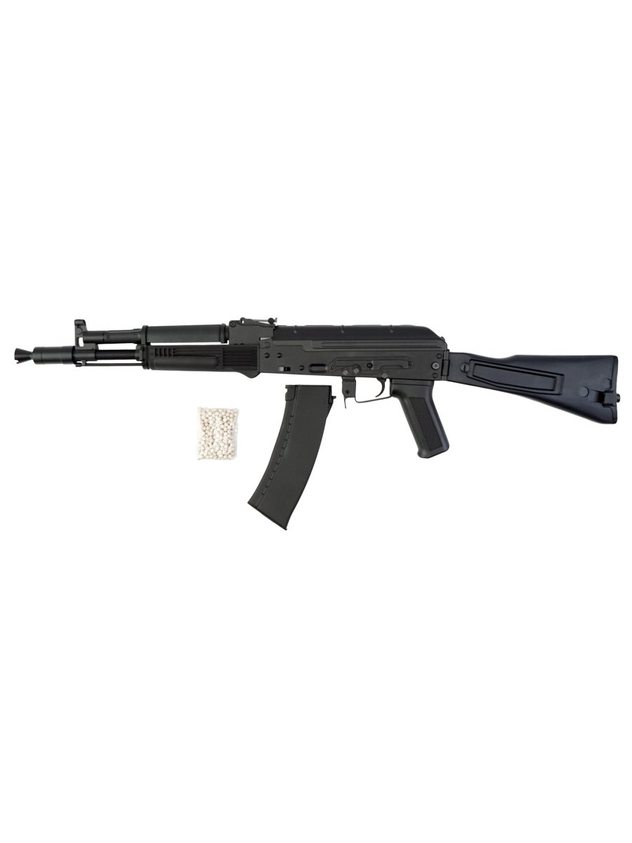 Страйкбольный автомат CYMA CM047D RK-105 (складной полимерный приклад), 120 м/с, чёрный