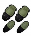 Комплект наколенники-налокотники Anbison Sports Upgrade Version Combat Uniform для вставки в одежду (оливковые)
