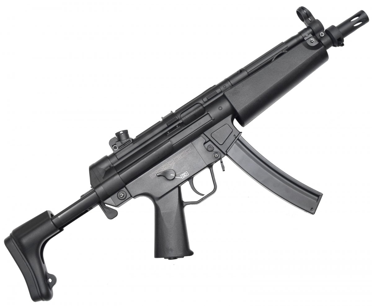 Страйкбольный пистолет-пулемет Cyma H&K MP5 CM.041J (6 мм, выдвижной приклад)