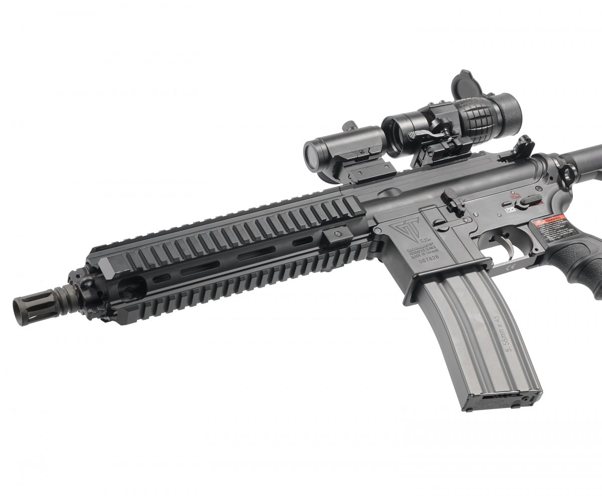 Страйкбольный автомат G&G T4-18 Black (HK416) TGR-418-SHT-BBB-NCM