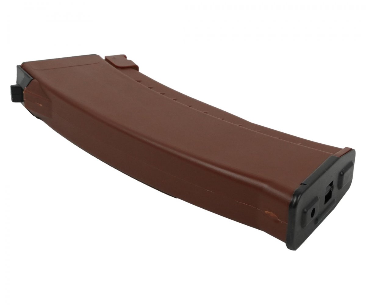 Магазин механический E&L Airsoft EL-1102-08 для АК-74 / RK-74 серии, Mid-Cap на 120 шаров, Brown