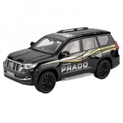 Металлическая машинка Toyota Land Cruiser Prado 1:18 BLACK