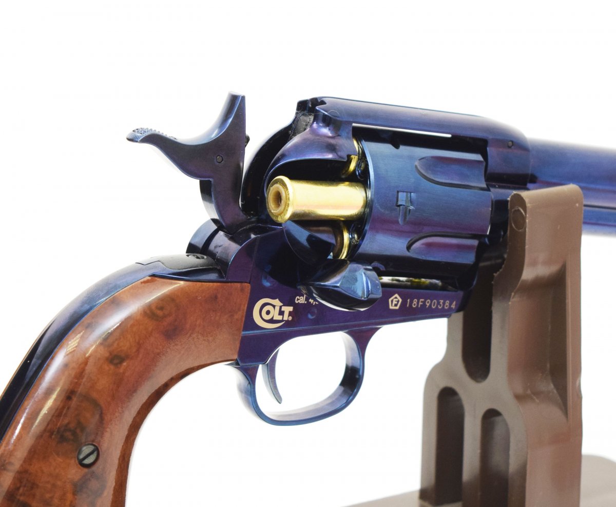 Пневматический револьвер Umarex Colt SAA .45 4.5 мм (bb, blue finish, ствол 5.5 дюймов)