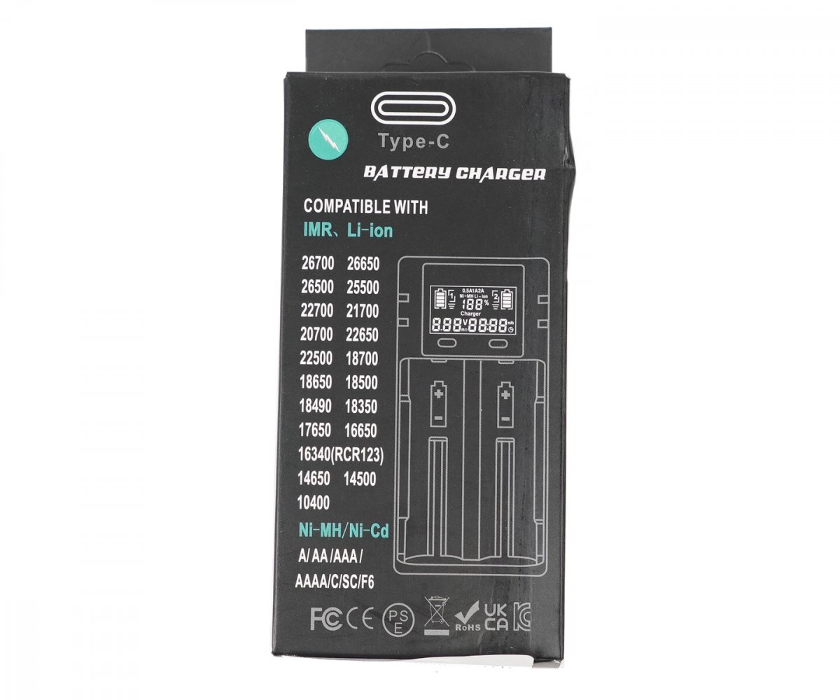 Зарядное устройство BlueMax D2 LCD Intelligent (2 разъема) для Li-Po, LiFe, NiMH, Li-ion
