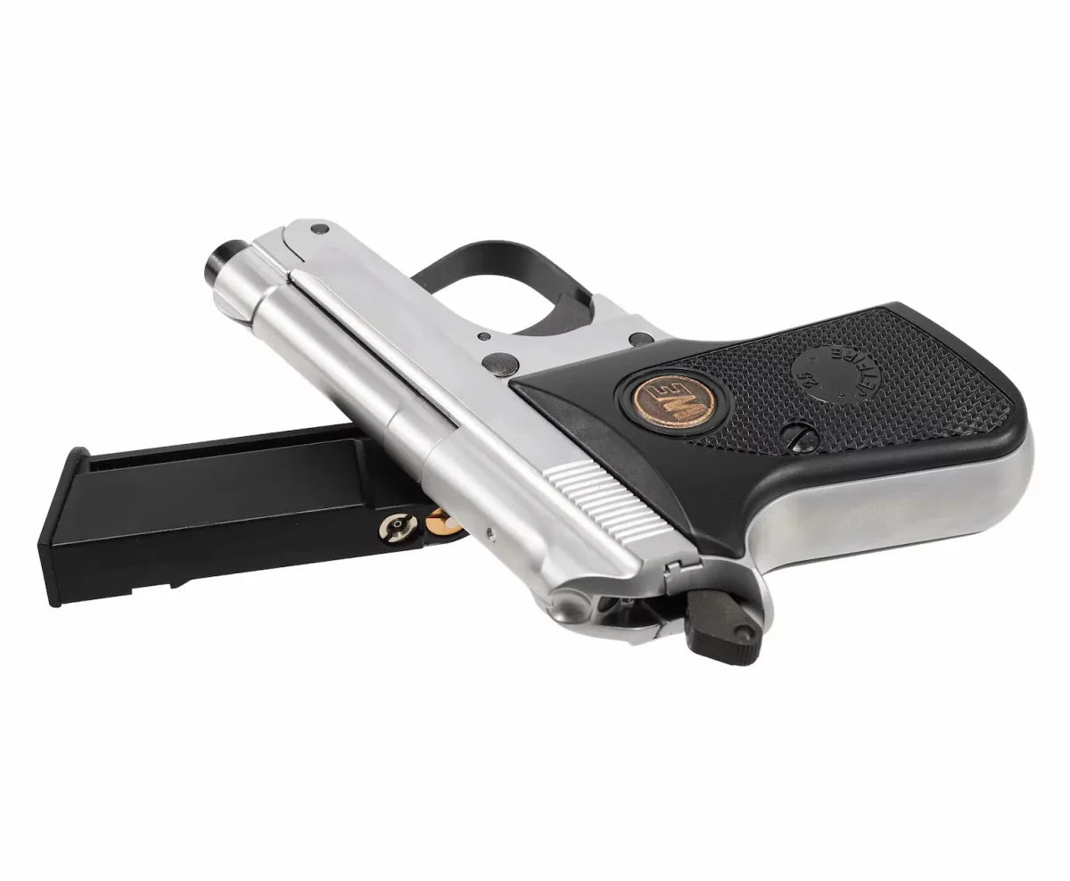 Страйкбольный пистолет WE Beretta 950 Jetfire SILVER (WE-CT002-SV)