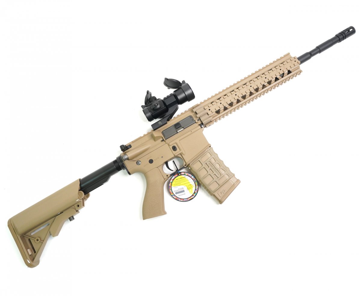 Страйкбольный автомат G&G CM16 R8-L Desert, с прицелом (EGC-16P-R8L-DNB-NCM)