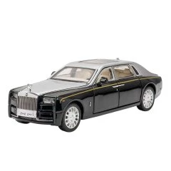 Металлическая машинка Rolls-Royce Phantom 1:32 Чёрно-серебристая