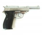 Страйкбольный пистолет WE Walther P38 GBB Silver